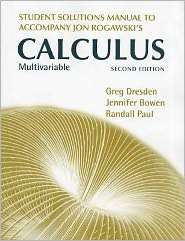Students Solutions Manual for Multivariable Calculus, Early and Late 