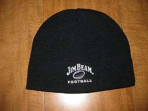 JIM BEAM knit football bourbon whiskey Kentucky hat  