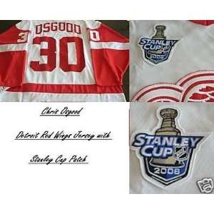 Chris Osgood Detroit Red Wings Jersey Stanley Cup Patch   Small