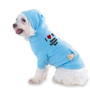  I Love/Heart American Staffordshire Terrier Hooded (Hoody 