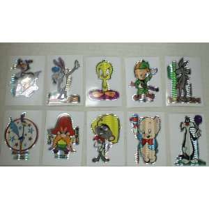  Tunes Set of 10 Vintage 1985 Hologram Stickers Wile E Coyote Elmer 