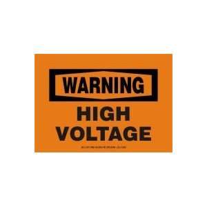  WARNING Labels HIGH VOLTAGE Adhesive Vinyl   5 pack 5 x 7 