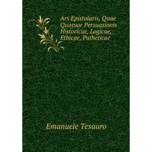  Ars Epistolaris Emanuele Tesauro Books