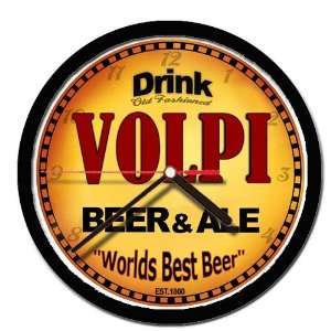  VOLPI beer and ale cerveza wall clock 