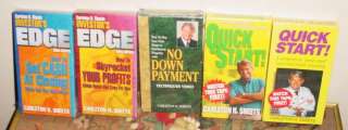 LOT ~ 5 CARLTON H. SHEETS VHS TAPES INVESTORS EDGE +  