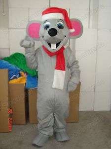 Christmas Mouse Rat Adult Size Mascot Costume Outfit  