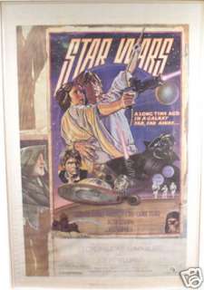 Vintage Star Wars (ANH) 1982 Reprint Poster (22 x 34)  