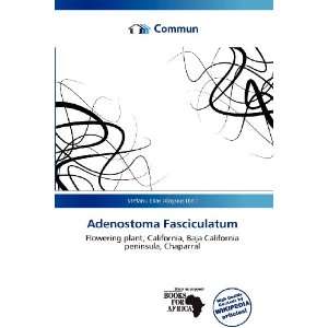   Adenostoma Fasciculatum (9786136766256) Stefanu Elias Aloysius Books
