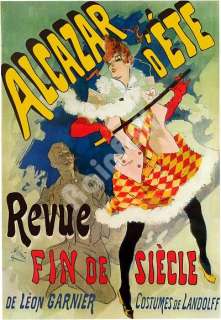   Dete Revue Fin de Siecle   Jules Cheret   French Advertising Posters