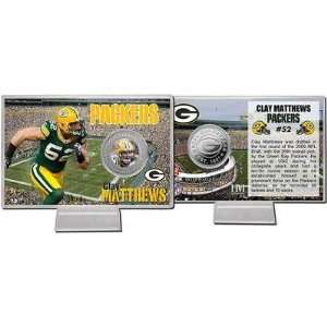 Clay Matthews Coin Card