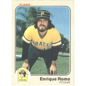  1983 Fleer # 320 Enrique Romo Pittsburgh Pirates Baseball 