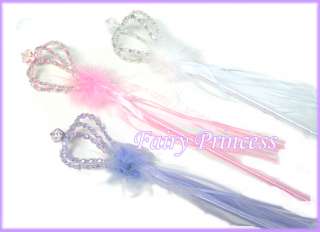 Cute item These beaded wands approximately 17 long with big diamond 