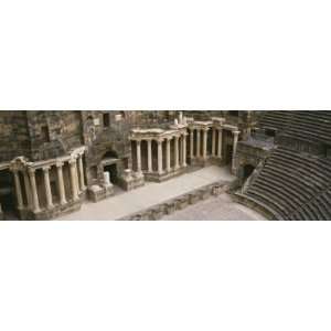  High Angle View of the Roman Amphitheater, Bosra, Syria 