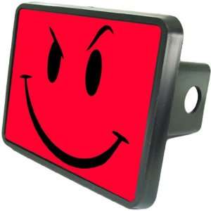 Red Smiley Custom Hitch Plug for 2 receiver from Redeye Laserworks