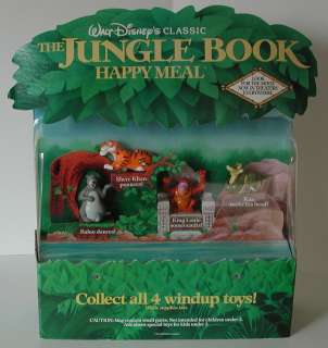 McDonalds Happy Meal Display 1990 Walt Disneys Jungle Book  