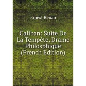   TempÃªte, Drame Philosphique (French Edition) Ernest Renan Books