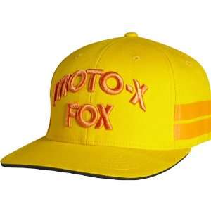 Fox Racing Hall of Fame Mens Flexfit Race Wear Hat   Sunset / X Small 