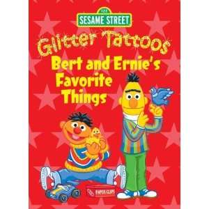  Sesame Street Glitter Tattoos Bert and Ernies Favorite 
