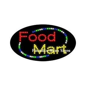  Food Mart LED Sign (Oval)