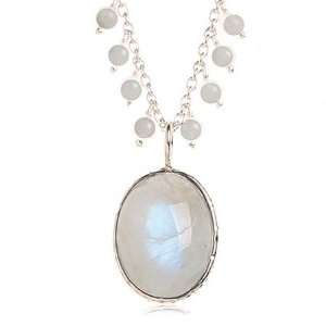  Dewdrop Moonstone Necklace in Sterling Silver Jewelry