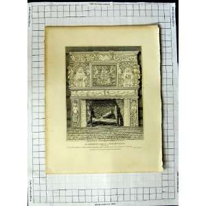   1808 Chimney Tabley Hall Cheshire Artist Roffe Vivares