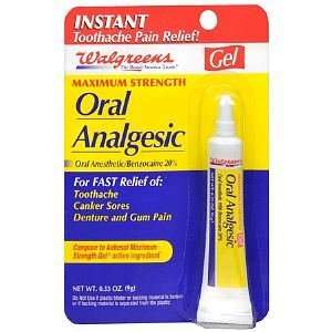   Oral Analgesic Gel, .33 oz Health & Personal 