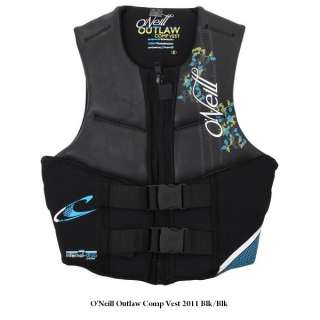 Oneill Outlaw Womens Comp Vest Size 6 Blk  NEW 2011  