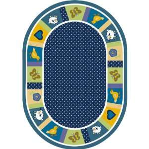  Seeing Spots Preschool Rug   109 x 132 Oval