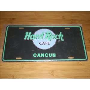 HARD ROCK CAFE CANCUN heavy duty metal license plate   variety of 
