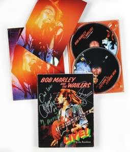 Bob Marley and the Wailers Band Autographed DVD Signed by 5  