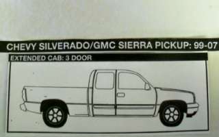 Chevy Silverado GMC Sierra Extended Cab Corner LH  