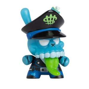  Kidrobot Dunny Series 2011   Blue Zombie Biker By MAD 