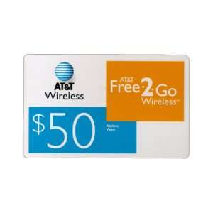  AT&T Prepaid $50 Refill Card Cell Phones & Accessories