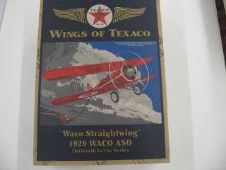 Ertl Texaco #13 1929 WACO STRAIGHTWING Diecast Plane  