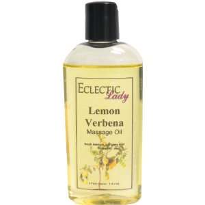  Lemon Verbena Massage Oil, 4 oz Beauty