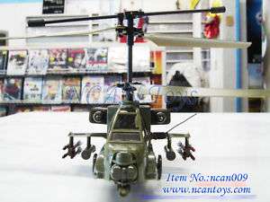 New Syma Model S009 3 CH Apache AH 64 RC Helicopter  