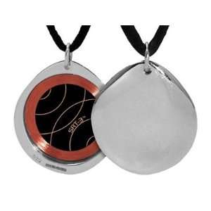  Q Link SRT 3 Sterling Silver Pebble Pendant (Polished 