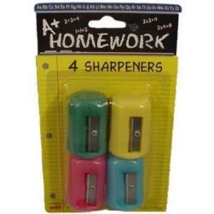 Pencil Sharpeners   4 pack Case Pack 48
