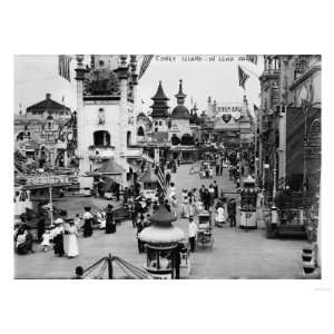  Luna Park and Rides at Coney Island, NY Photograph   Coney 