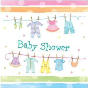  Baby Clothes Lunch Napkins 