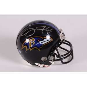  Joe Flacco Autographed Baltimore Ravens Replica Mini 