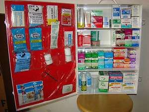 NEW FIRST AID KIT MEDICAL INDUSTRIAL LARGE SIZE CABINET 300.00 DOLLARS 