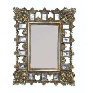 Vintage Look Gold Mirrored Photo Frame 4x6