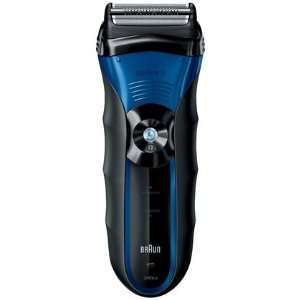 Braun 3Series 340S 4 Wet & Dry Shaver, Black/Blue (Quantity of 1)