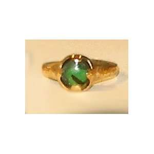   Ancient GOLD and EMERALD Roman Ring 300BC   200AD 