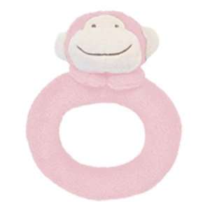  Pink Monkey Ring Rattle by Angel Dear Baby