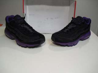 New Nike Air Max 95 Black Club Purple sz 11 DS Air Attack Pack Lilac 