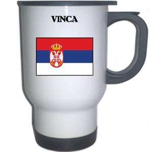  Serbia   VINCA White Stainless Steel Mug Everything 