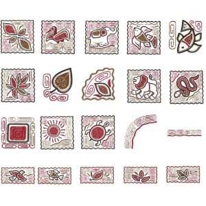  Viking 1+/Rose Embroidery Machine Card African Flair 