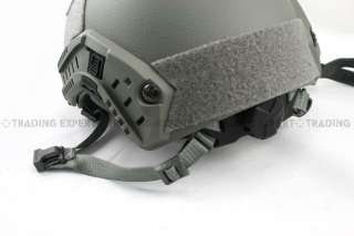 Fast Helmet Grey Base Jump style Airsoft 01860  